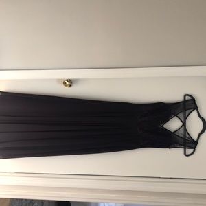 Hayley Paige lace and open back gown